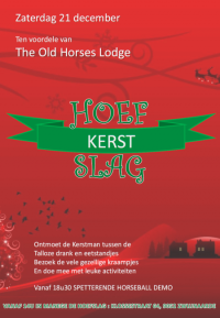 Affiche Hoef-kerst-slag zaterdag 21 december 2013